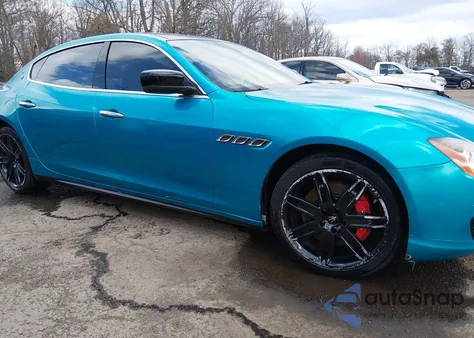 2015 Maserati Quattroporte S Q4 from USA, damaged, VIN ZAM56RRAXF1135828